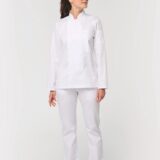 veste de cuisine écoresponsable et respirante manches longues unisexe