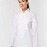 veste de cuisine écoresponsable et respirante manches longues unisexe