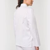 veste de cuisine écoresponsable et respirante manches longues unisexe