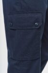 pantalon cargo unisexe avec bas élastiqué et bande réfléchissante