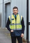 bodywarmer rembourré haute visibilité