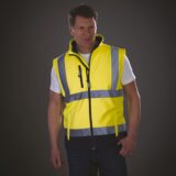 bodywarmer softshell haute visibilité