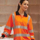 polo manches longues haute visibilité