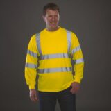 t shirt haute visibilité manches longues