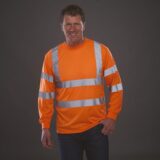 t shirt haute visibilité manches longues