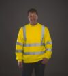 sweat shirt haute visibilité col rond