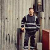 sweat shirt haute visibilité col rond