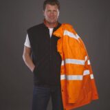 parka de sécurité haute visibilité 7 en 1 parka de sécurité haute visibilité 7 en 1