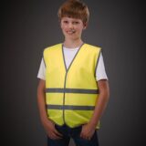 gilet avec bordures et bandes réfléchissantes