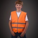 gilet avec bordures et bandes réfléchissantes