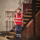 gilet haute visibilité à maille ajourée recyclée