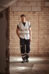 gilet haute visibilité à maille ajourée recyclée