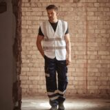 gilet haute visibilité à maille ajourée recyclée