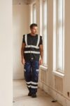 gilet haute visibilité à maille ajourée recyclée