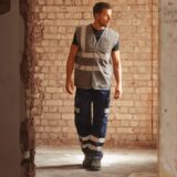 gilet haute visibilité à maille ajourée recyclée