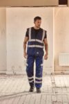 gilet haute visibilité à maille ajourée recyclée
