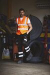 gilet haute visibilité à maille ajourée recyclée