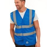 gilet haute visibilité à maille ajourée recyclée