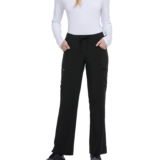 pantalon à taille mi haute avec cordon de serrage pour femme