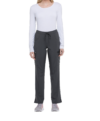 pantalon à taille mi haute avec cordon de serrage pour femme
