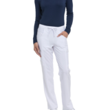 pantalon à taille mi haute avec cordon de serrage pour femme