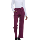 pantalon à taille mi haute avec cordon de serrage pour femme
