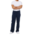 pantalon à cordon de serrage à taille standard unisexe
