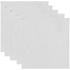 serviettes d'invité 30 x 30 cm lot de 5 serviettes
